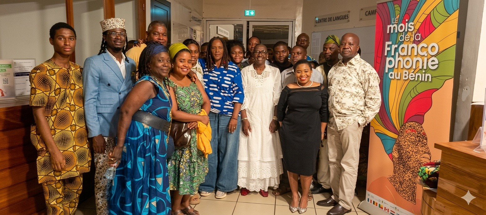 Projection exceptionnelle du film Lumumba, à l’Institut Français de Cotonou.