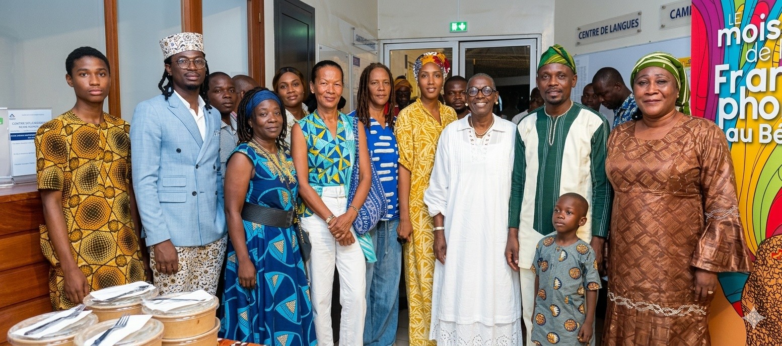 Projection exceptionnelle du film Lumumba, à l’Institut Français de Cotonou.